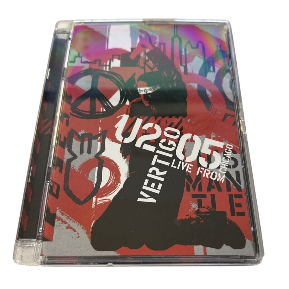 U2 Vertigo 2005 Live from Chicago DVD Rock Concert Film Interscope 602498746448